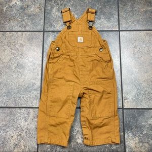 Baby/Toddler Carhartt Canvas Bib Double Knee Overalls Size 9M